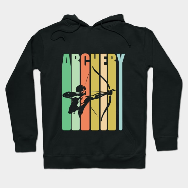 Archery - Archery Retro Vintage Hoodie by Kudostees